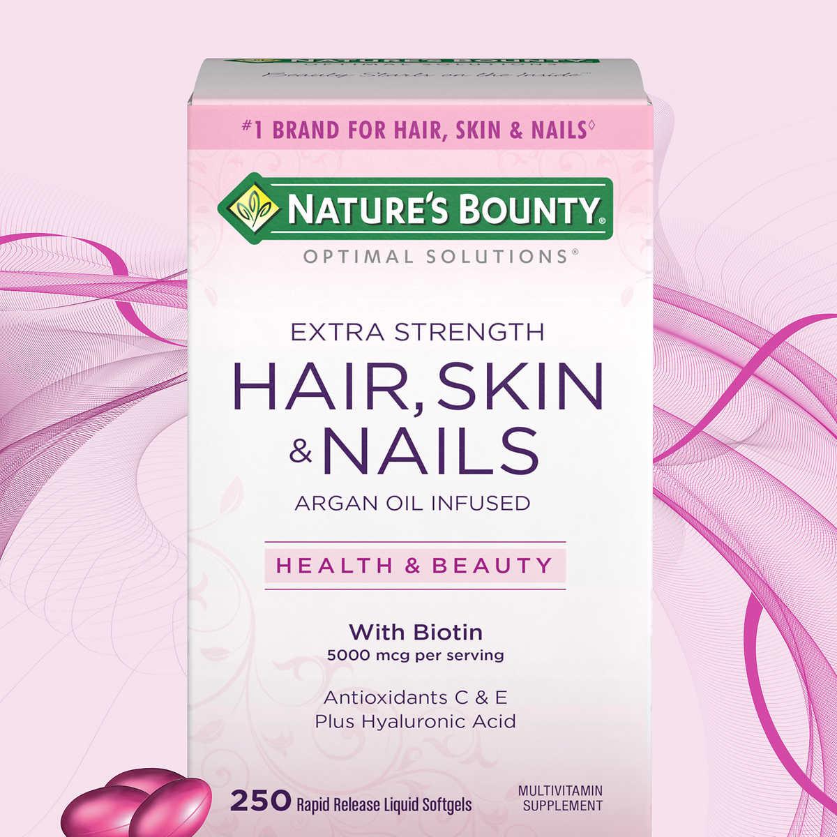 Hair Skin Nail Nature’s Bounty - giá - mua o dau - tiệm thuốc - Trang web chính thức