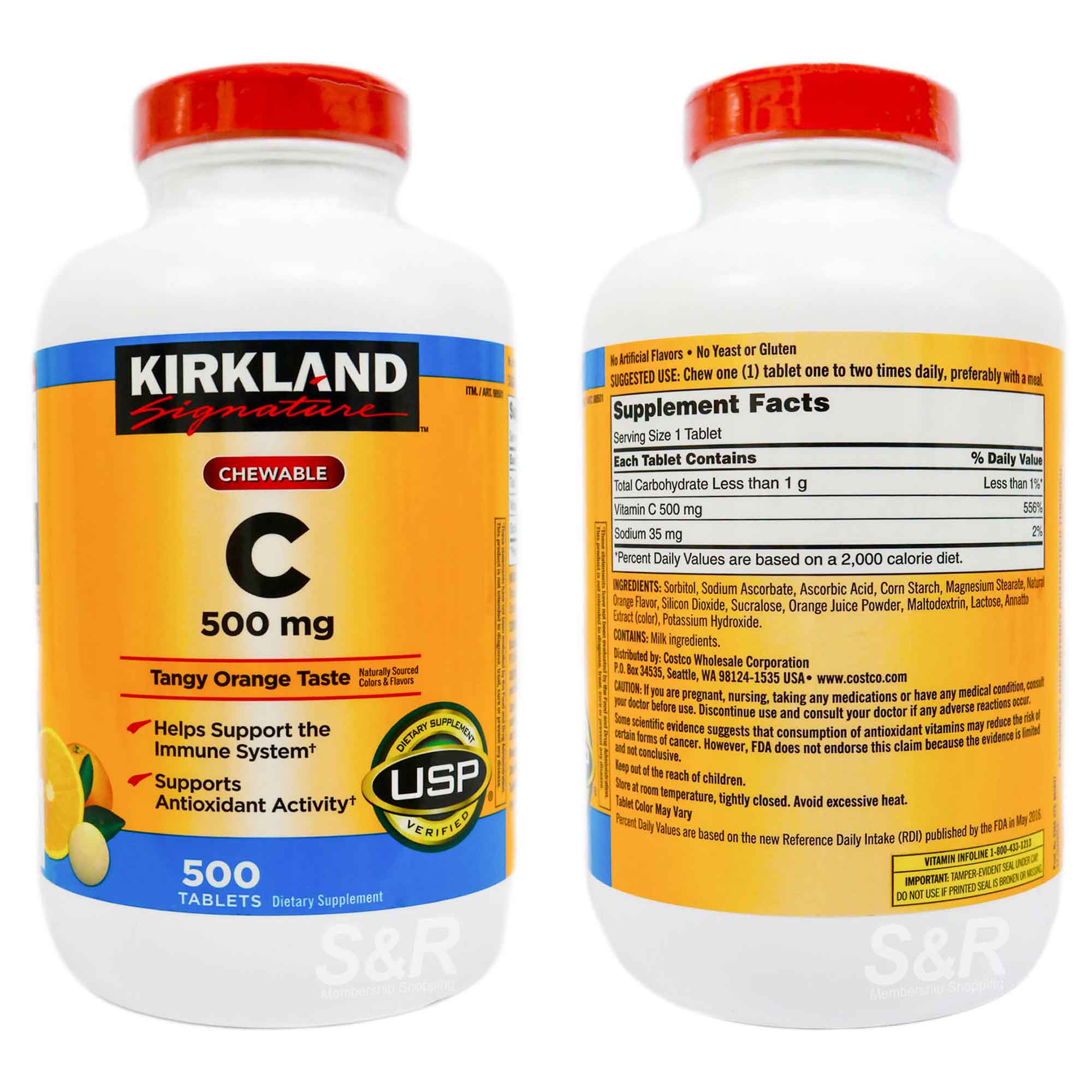 Vitamin C Kirkland 500mg - mua o dau - Trang web chính thức - giá - tiệm thuốc